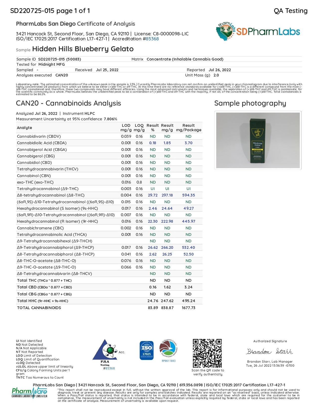 Hidden Hills Live Resin Disposable Vape - 2g Fire Fire Fire Blend - Image 14
