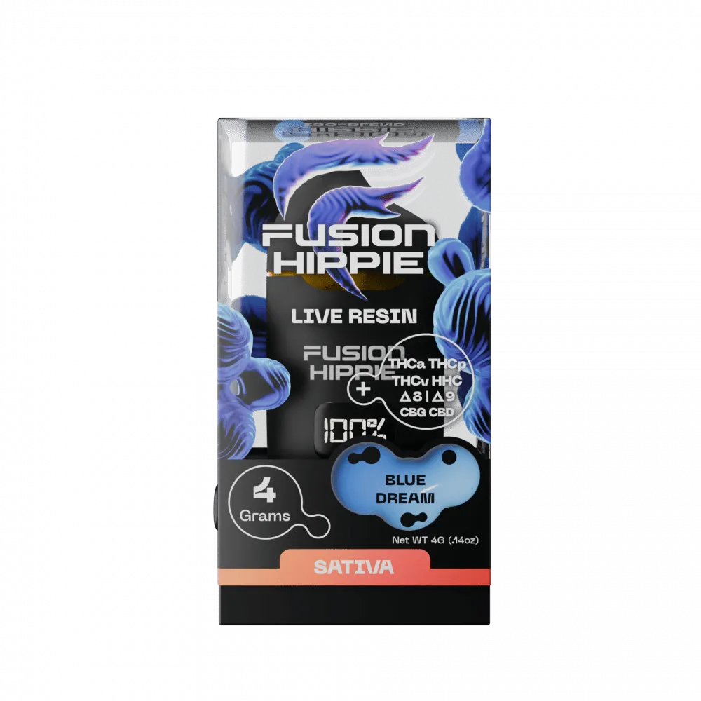 Fusion Hippie Live Resin Iso Blend 4G Disposable vape