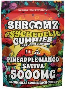 Shroomz Psychedelic THC Liquid Diamond Gummies – 5000MG