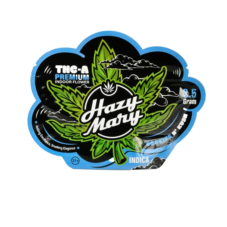 Hazy Mary THC-A Premium Indoor 3.5G Flower - 5ct Cookies N Cream