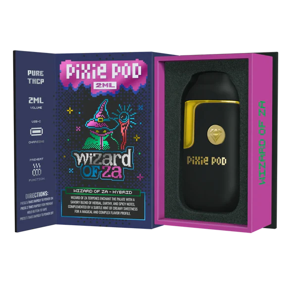 Pixie Pod THC-P Disposable 2ML Wizard of Za Hybrid pure THC-P