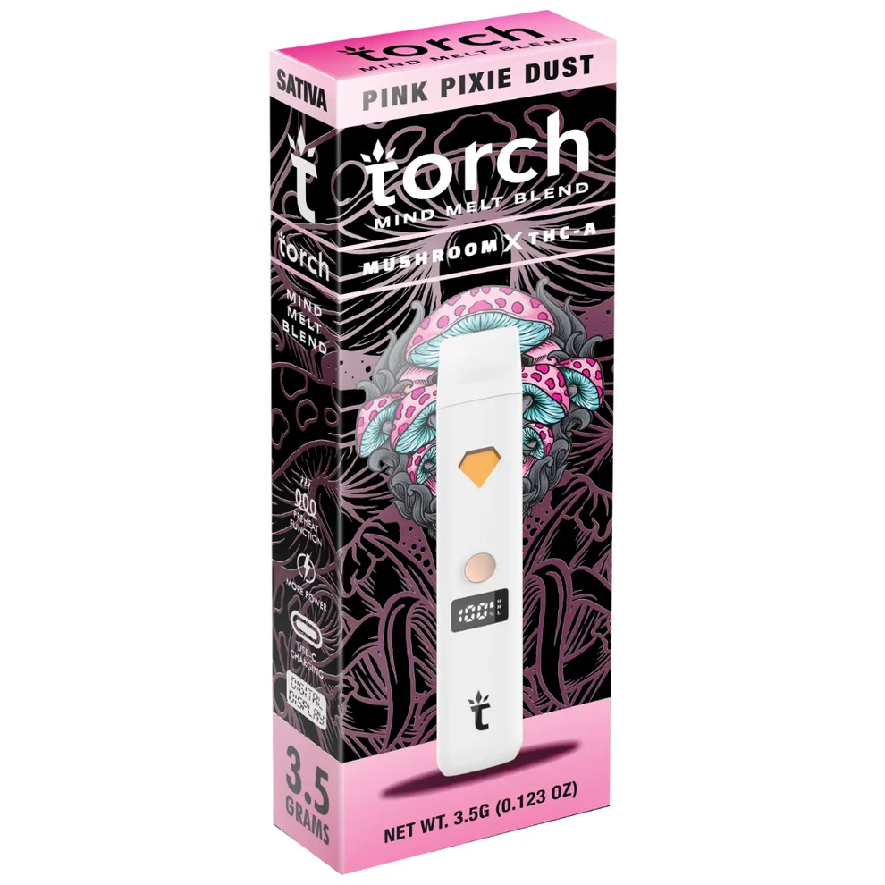 Torch Mind Melt Mushroom X THCA 3.5g Disposable Pink Pixie Dust