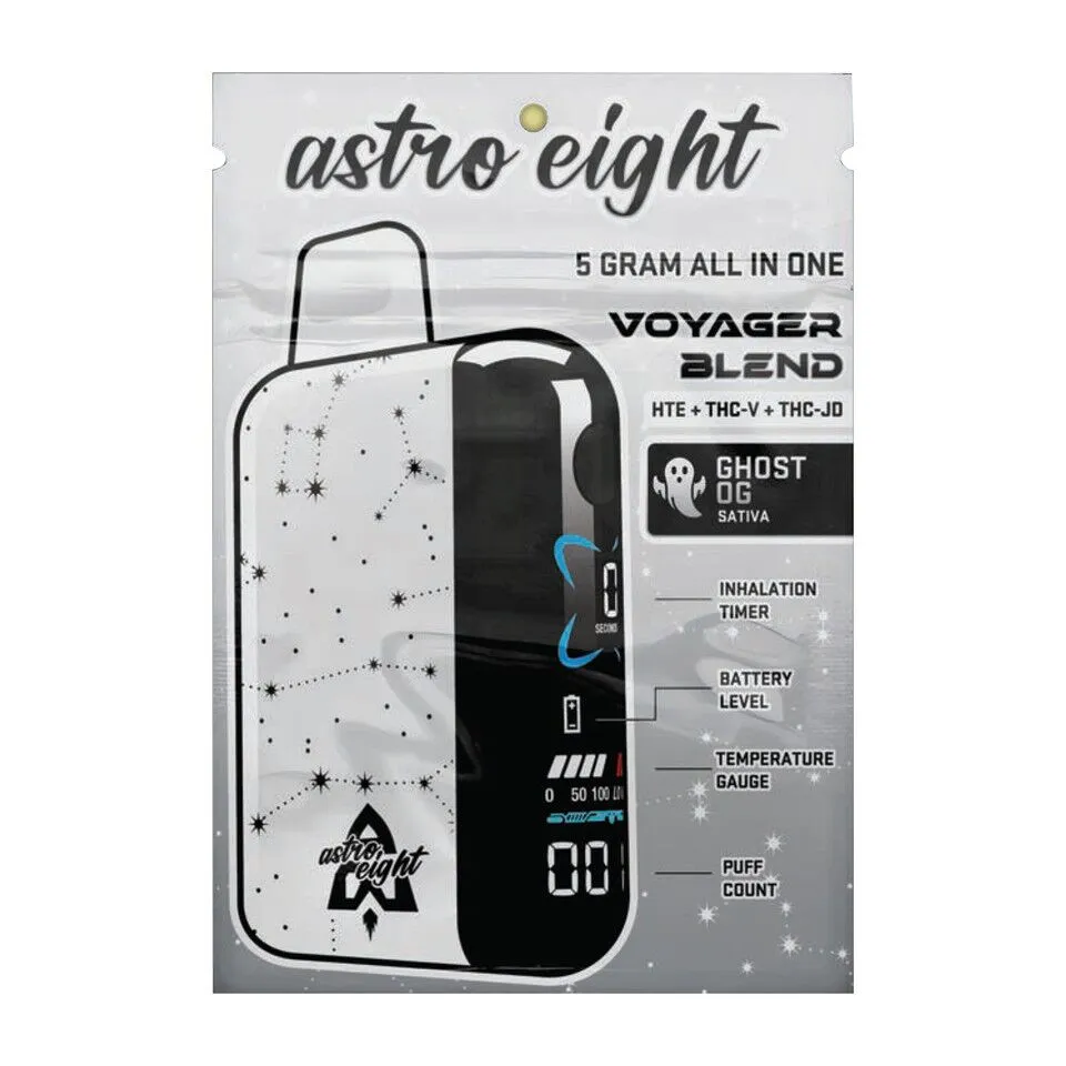 Astro Eight Voyager Blend Disposable Vape Ghost OG Sativa 5G