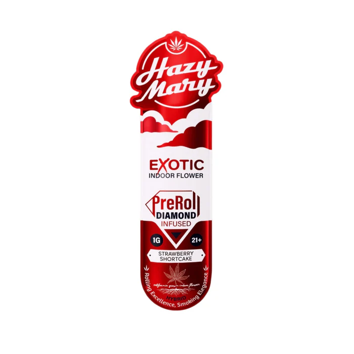 Hazy Mary Exotic Indoor Diamond Infused PreRolls - Image 5