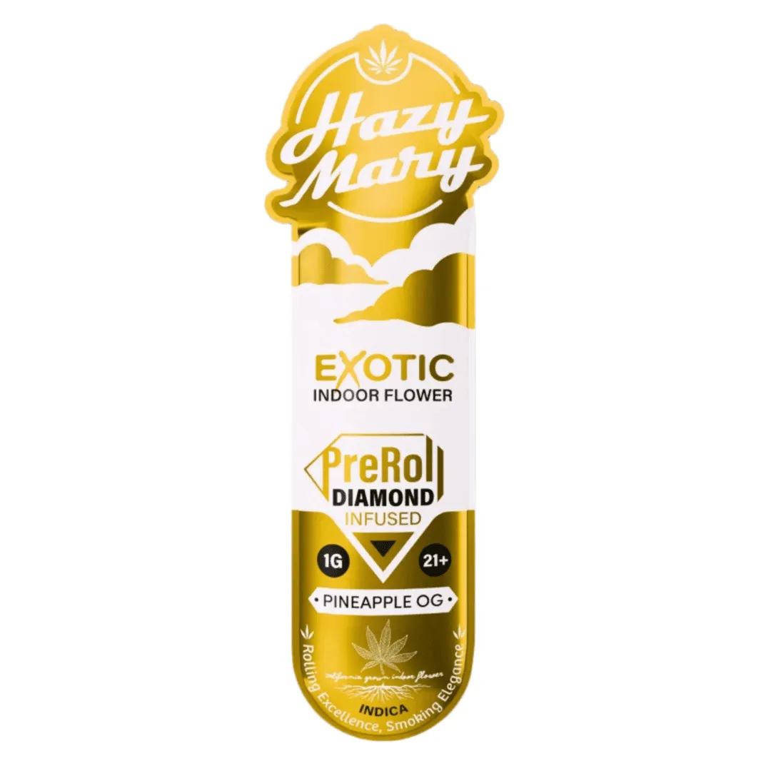 Hazy Mary Exotic Indoor Diamond Infused PreRolls - Image 2