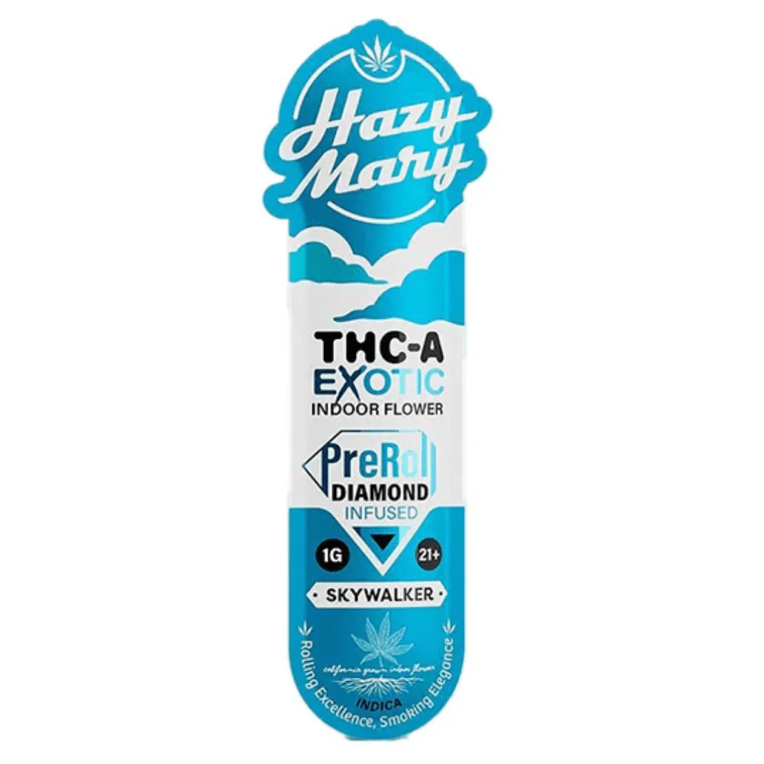 Hazy Mary Exotic Indoor Diamond Infused PreRolls - Image 3