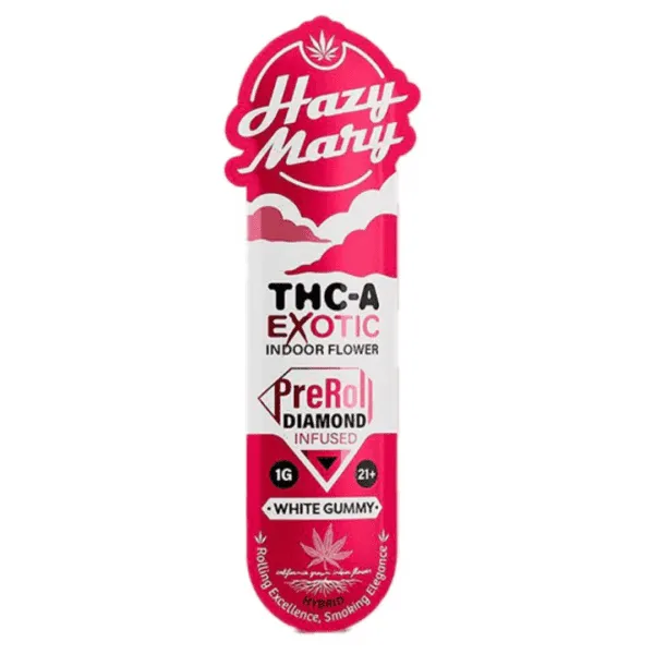 Hazy Mary Exotic Indoor Diamond Infused PreRolls - Image 4