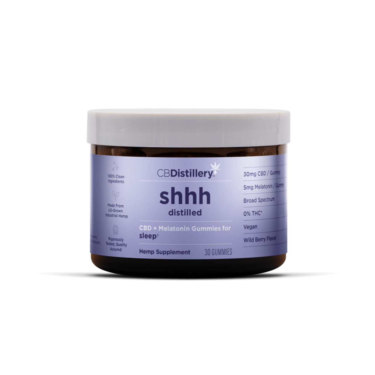 CBDistillery CBN Sound Sleep Gummies 50mg Black Cherry