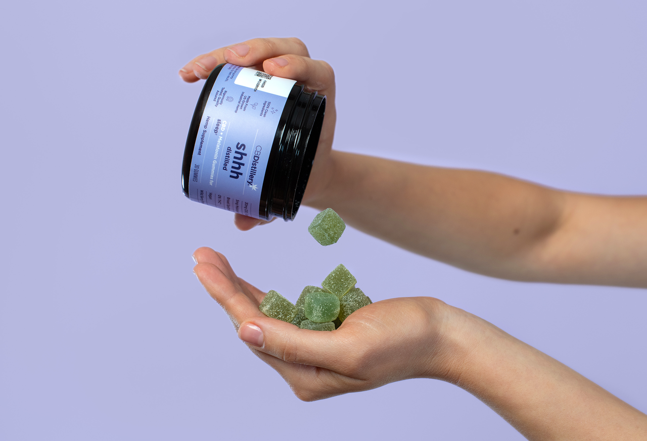 CBDistillery CBD + Melatonin Sleep Gummies 30mg - Wild berry