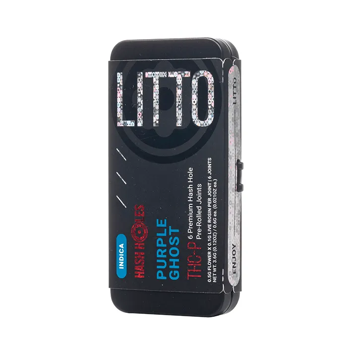 LITTO Hash Holes THC-P Pre Rolls 3.6G Purple Ghost Indica