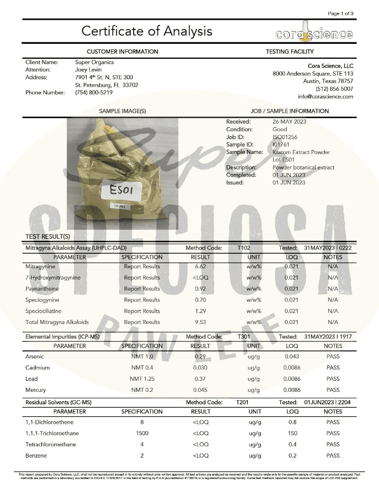 Super Speciosa Emerald Select Enhanced Kratom Capsules - Image 11