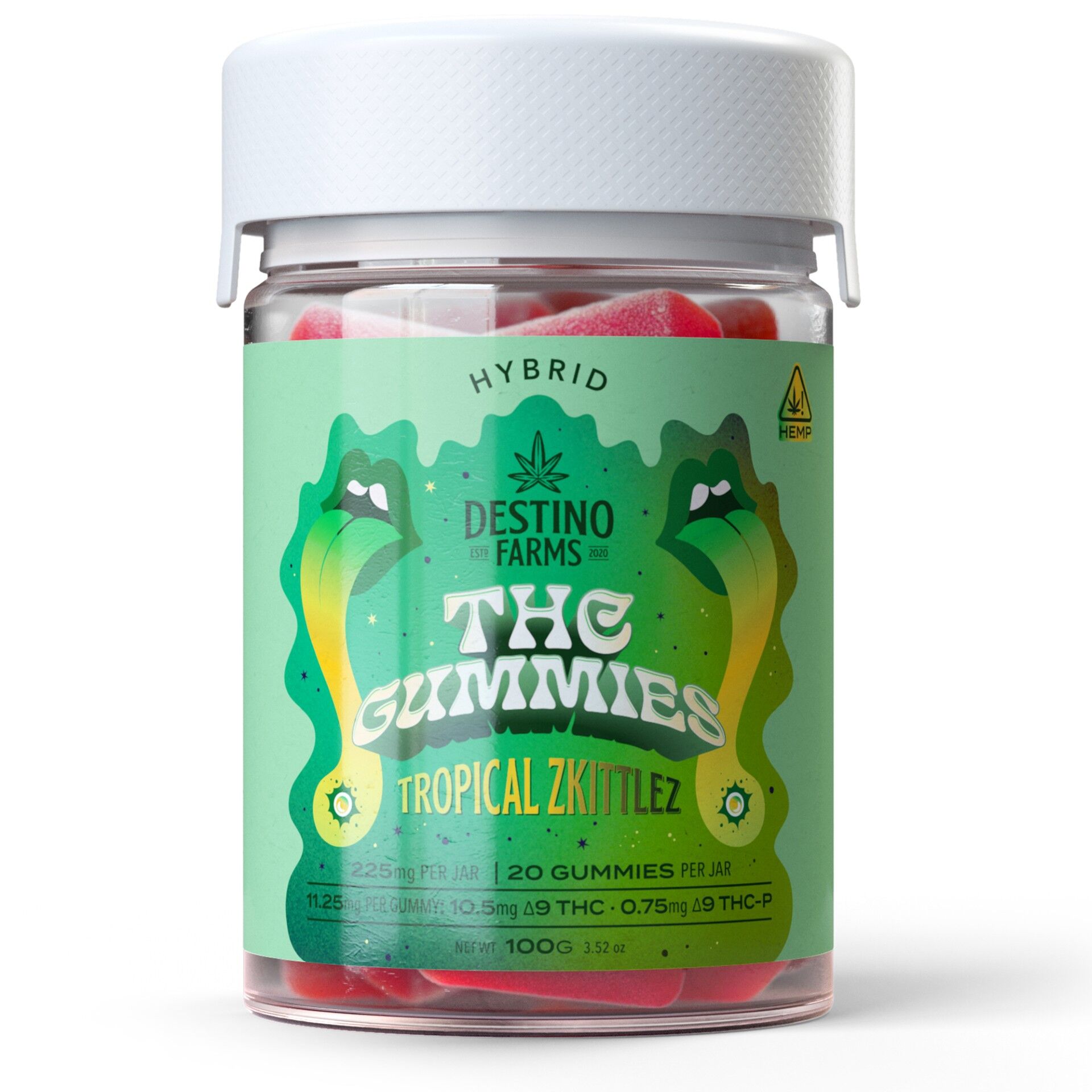 Destino Farms 225mg ∆9 Gummies