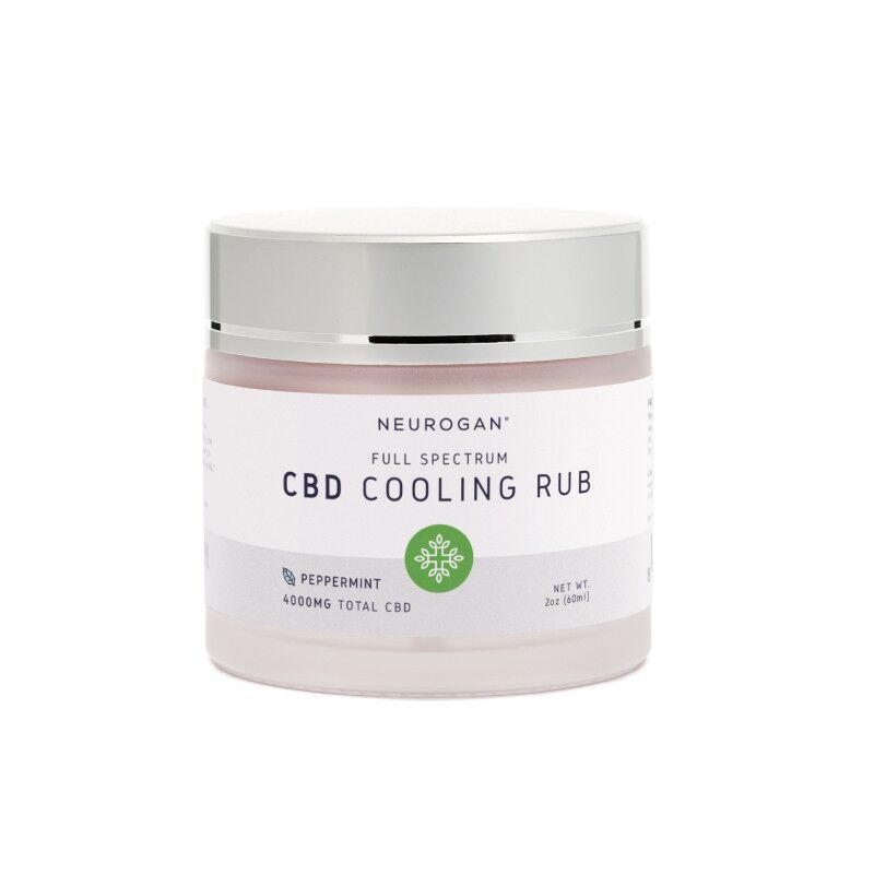 Neurogan, Inc. - CBD Topical - Full Spectrum Cooling Muscle Rub- Peppermint - 4000mg