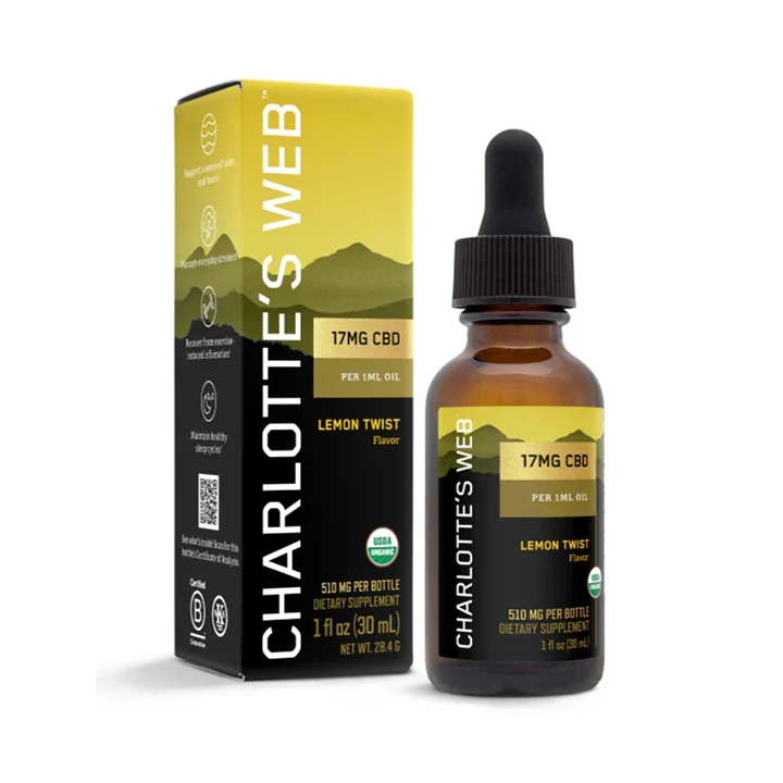 Charlotte’s Web Daily Care Full Spectrum CBD Oil Lemon Twist 17mg