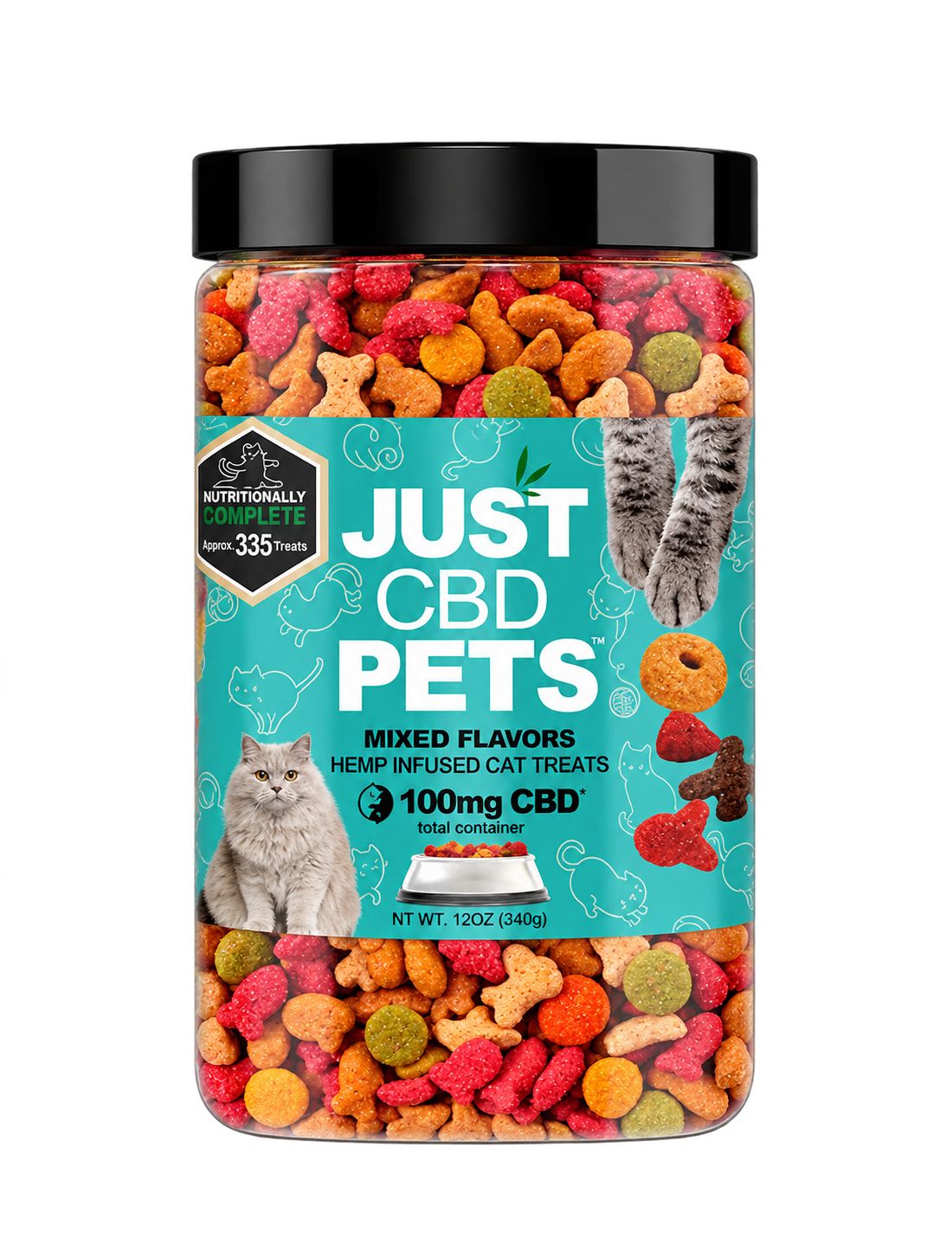 JustCBD CBD Cat Treats Mixed Flavors 100mg