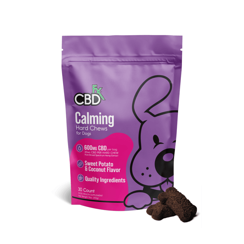 CBDfx - Pet Treats - Hard Chew - Calming 600mg - 30ct