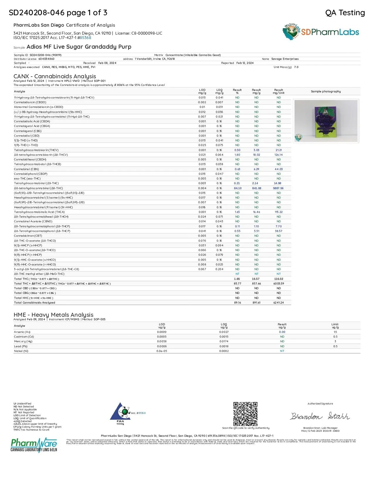 Delta Extrax 7G Adiós MF Blend Disposable - Image 10