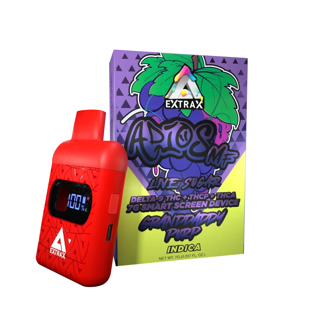 Delta Extrax 7G Adiós MF Blend Disposable - Granddaddy Purp (Indica)