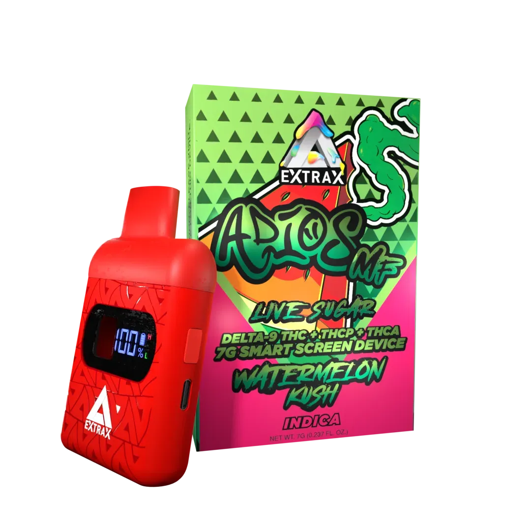 Delta Extrax 7G Adiós MF Blend Disposable - Watermelon Kush (Indica)