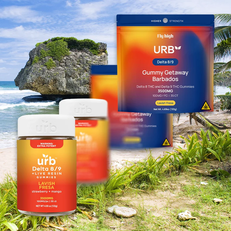 URB D8D9 THC Gummies 3,500MG lavish fresa