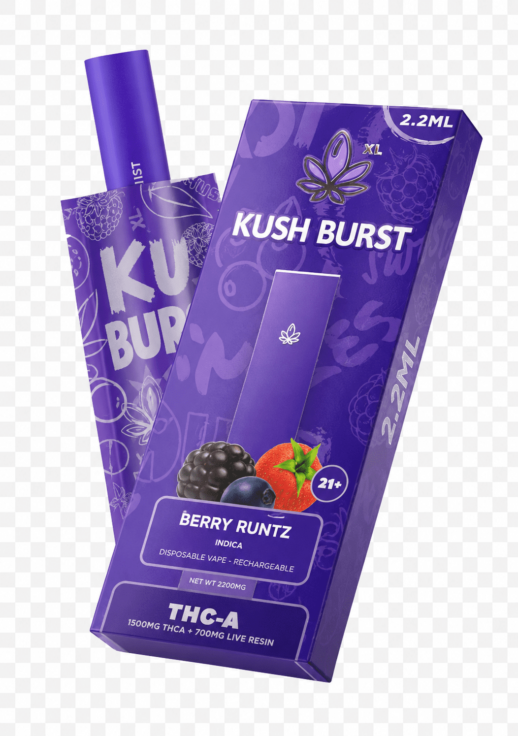 Kush Burst Disposable Vape Multiple Strains - 2.2ml - Image 5
