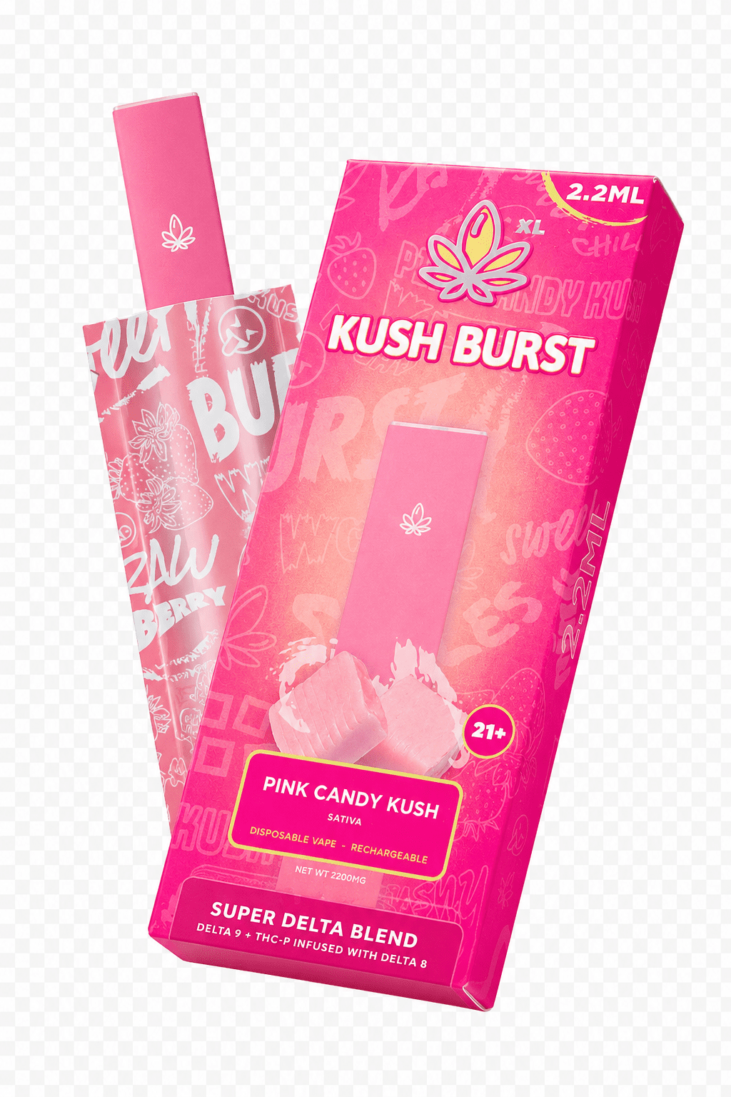 Kush Burst Disposable Vape Multiple Strains - 2.2ml - Image 2