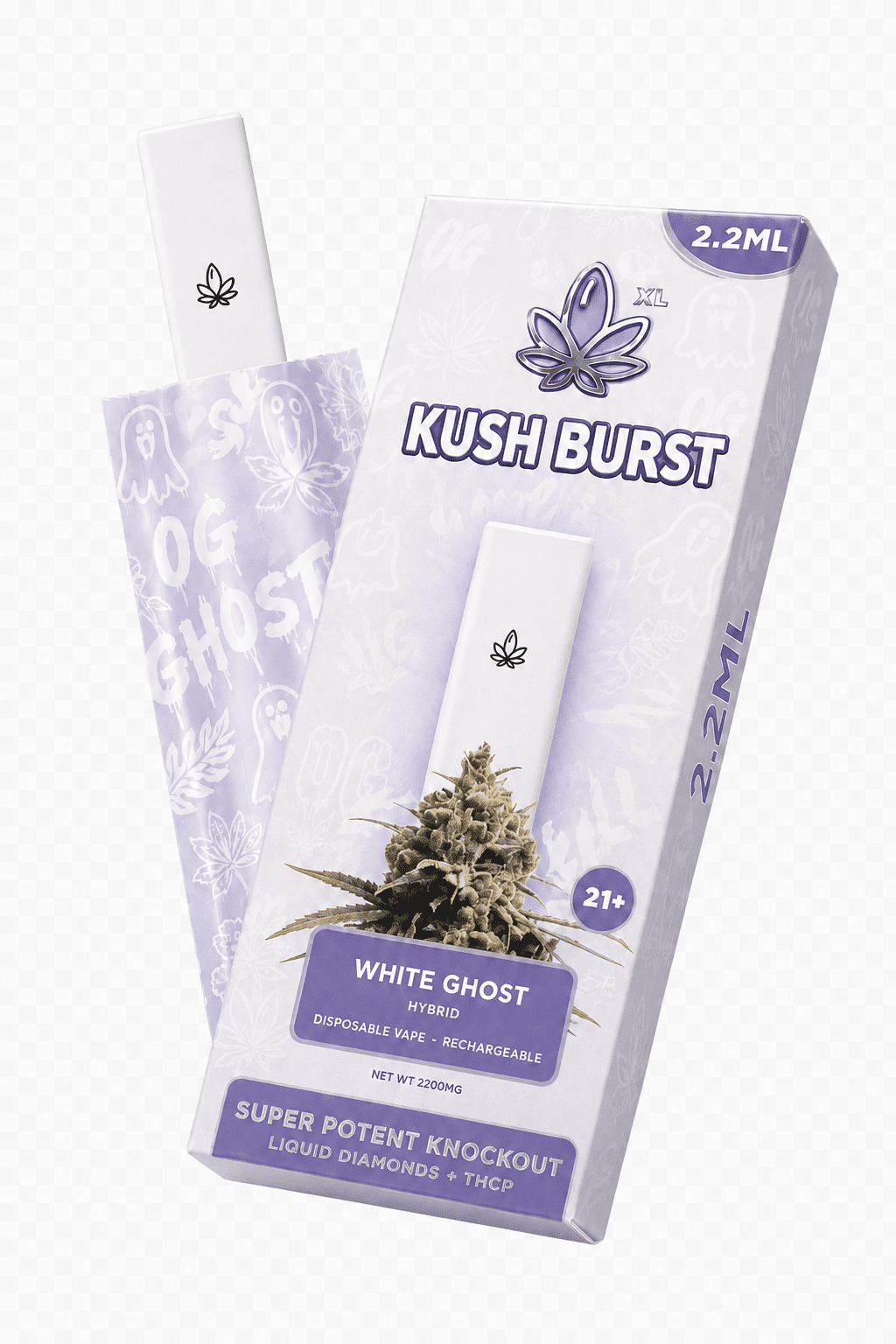 Kush Burst Disposable Vape Multiple Strains - 2.2ml - Image 3