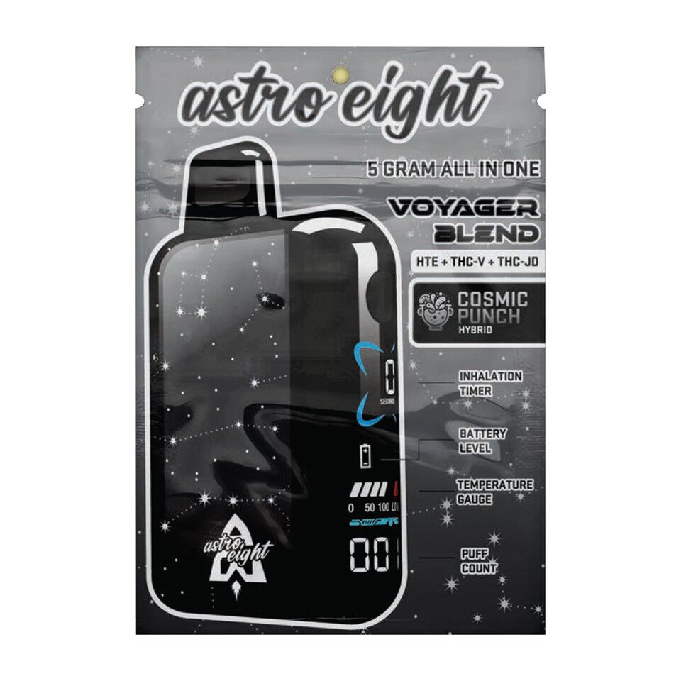 Astro Eight Voyager Blend Disposable Vape Cosmic Punch Hybrid 5G