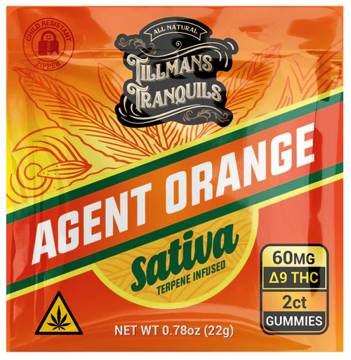 Tillmans Tranquils Cherry Pie Delta-9 THC Gummies 60mg Hybrid