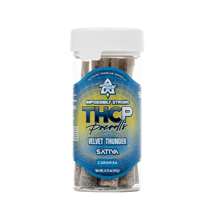 Astro Eight Impossibly Strong THCP Prerolls – Velvet Thunder (Sativa)