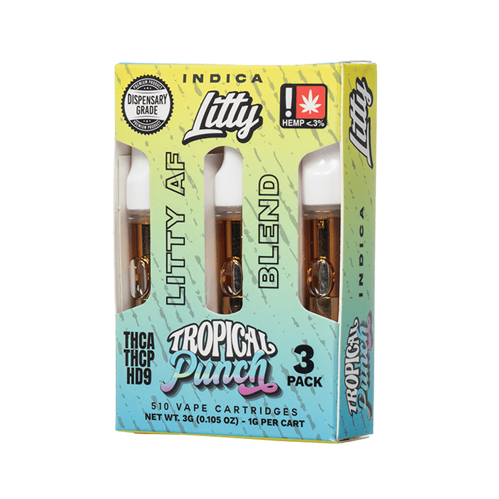 Litty THCA Vape Carts Litty AF Blend 3pk - Image 9