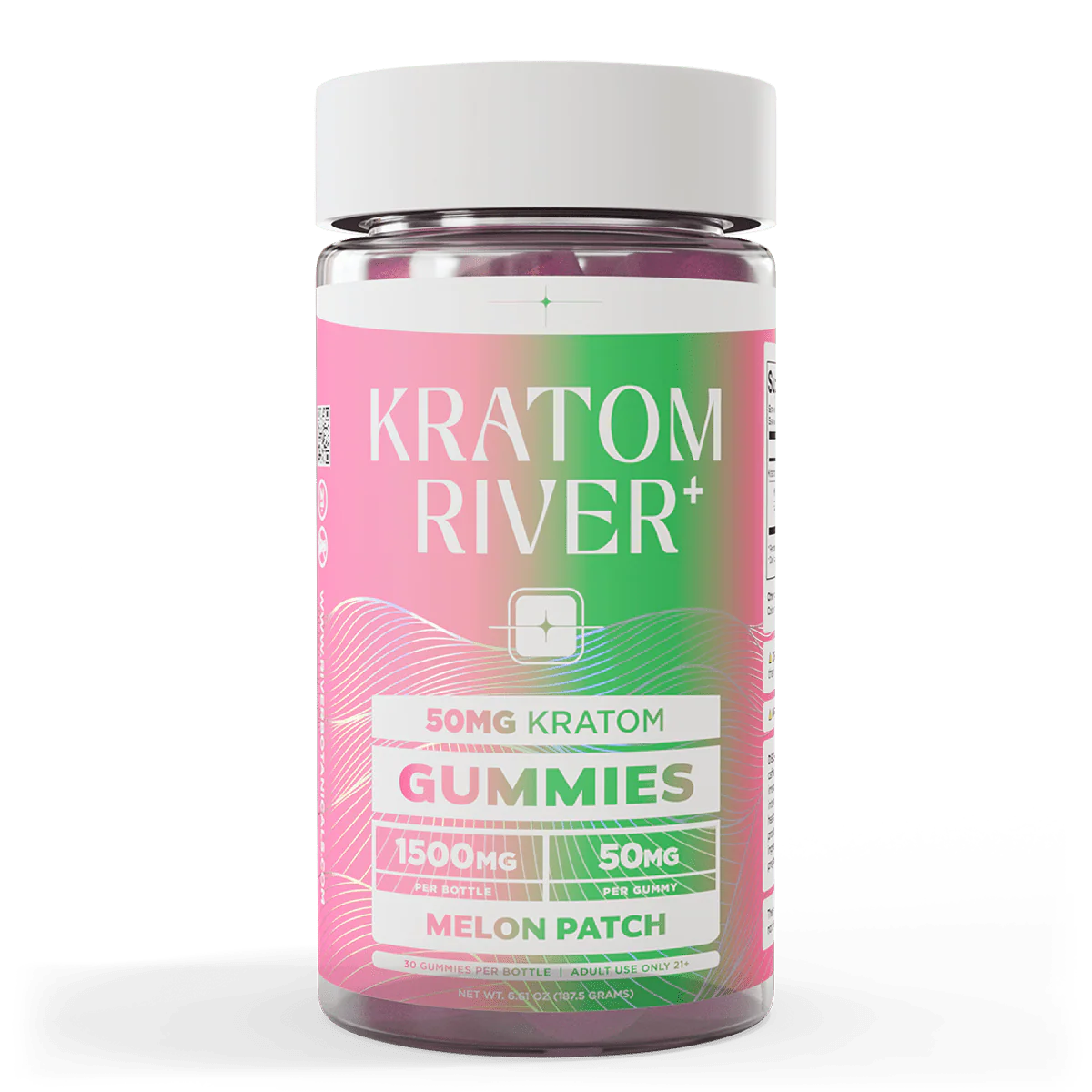 CANNA RIVER Kratom Gummies Multiple Flavors Available 1500MG | 30 Gummies - Image 2