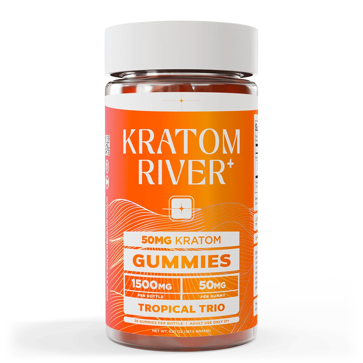 CANNA RIVER Kratom Gummies Multiple Flavors Available 1500MG | 30 Gummies