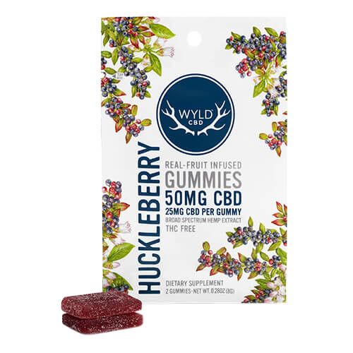CBD Gummies - Huckleberry - Wyld CBD
