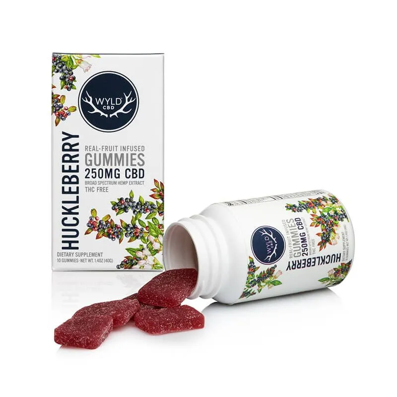 CBD Gummies - Huckleberry - Wyld CBD - Image 3