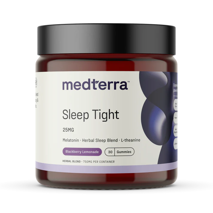Medterra CBD Gummies for Sleep with Melatonin + L-Theanine - Blackberry Lemonade