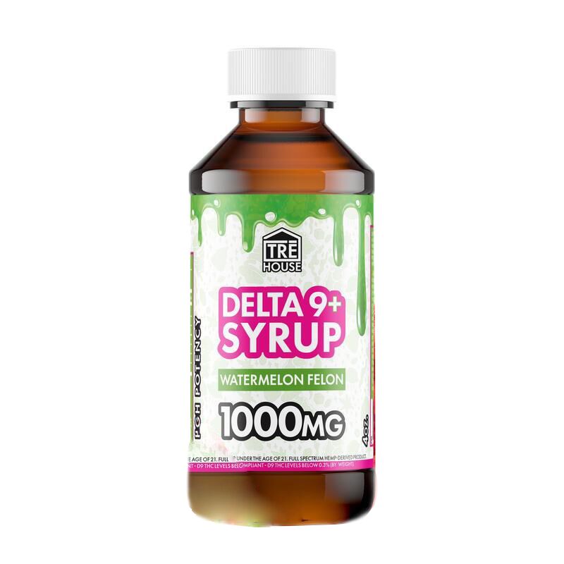 TRE House - THC Drink - D8 + D9 Syrup - Watermelon Felon - 1000mg