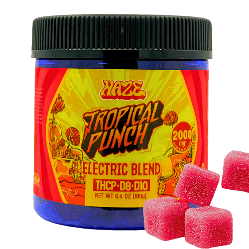 Haze Electric Blend Gummies Tropical Punch – Sativa 2000mg