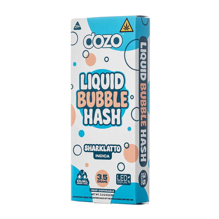 Dozo Liquid Bubble Hash disposable vape 3.5g Sharklatto indica