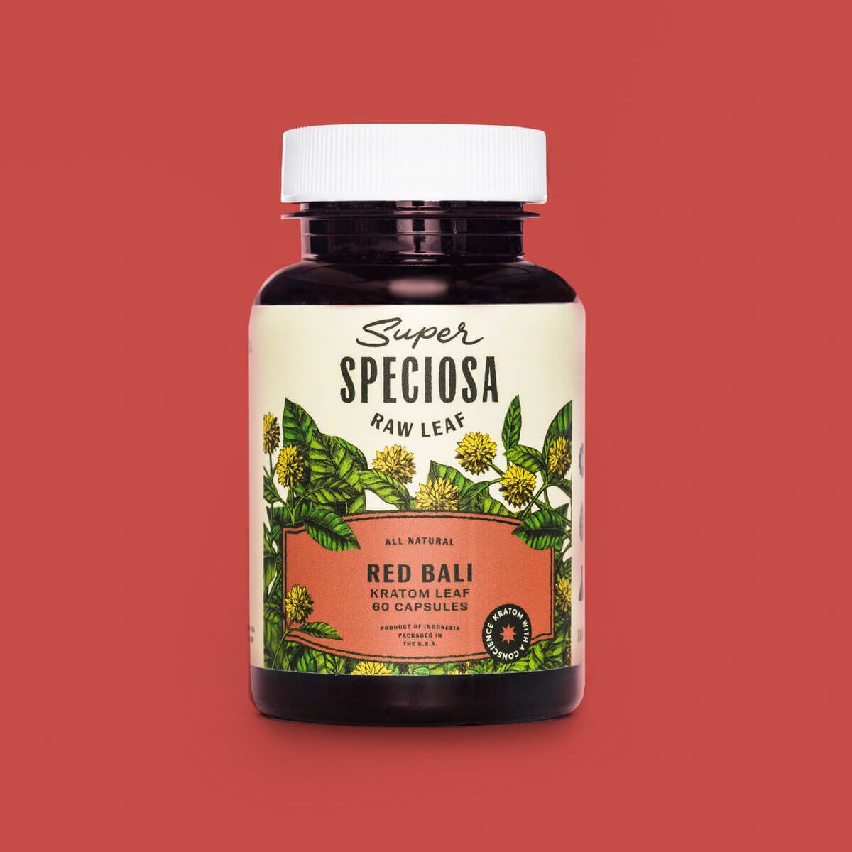 Super Speciosa Red Bali Kratom Capsules - Image 4