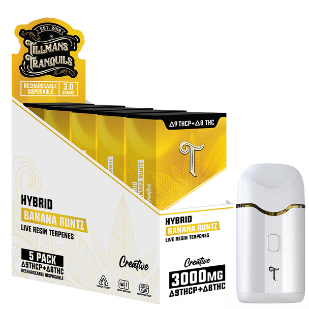 Tillmans Tranquils Disposable Vape – 3g THCp + D8 - Image 3