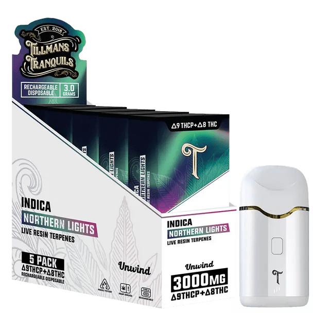 Tillmans Tranquils Disposable Vape – 3g THCp + D8 - Image 2