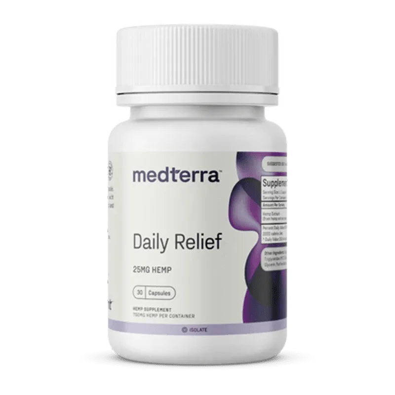 CBD Capsules - Medterra 25mg