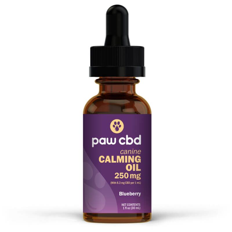 PAW CBD – Canine Calming Hemp Oil– CBD –  Blueberry - 250mg / 500mg – 30ml