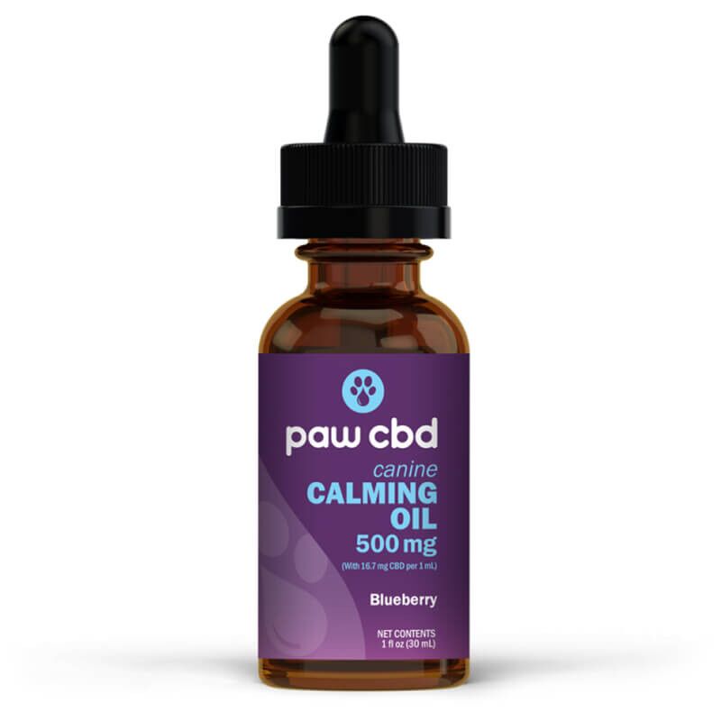 PAW CBD – Canine Calming Hemp Oil– CBD – Blueberry - 250mg / 500mg – 30ml - Image 2