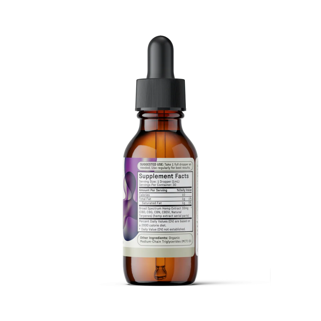 Medterra Enhanced Relief Broad Spectrum CBD Tincture Citrus 1000mg