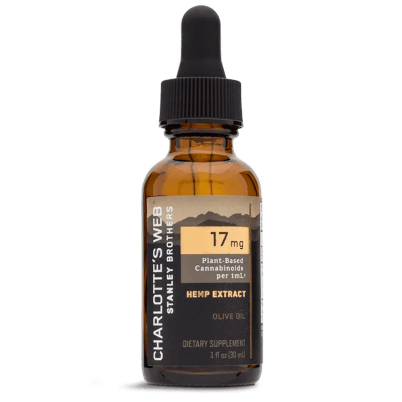 Charlotte's -Web -Full Spectrum- CBD- Daily Care- Extract Oil- 17mg-olive-oil