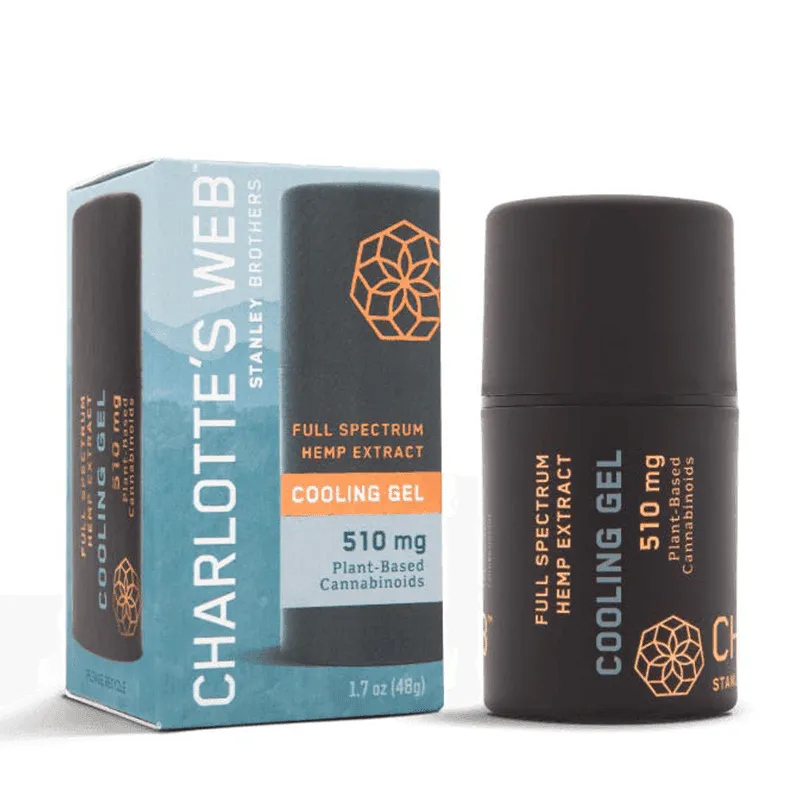 Charlotte's Web -Full -Spectrum -CBD- Cooling- Gel- 510mg
