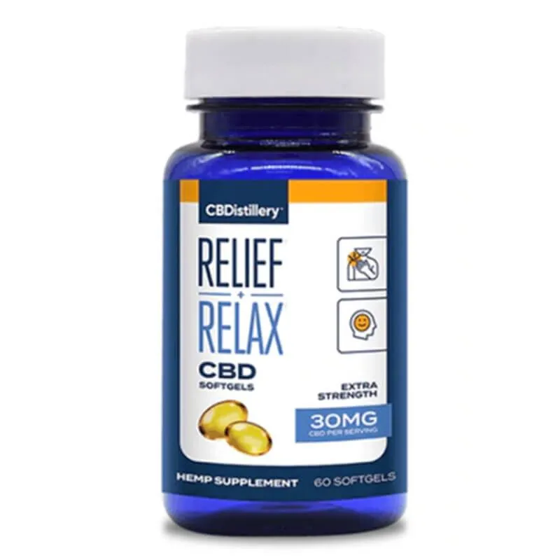 Full Spectrum CBD Capsules - 60ct - CBDistillery