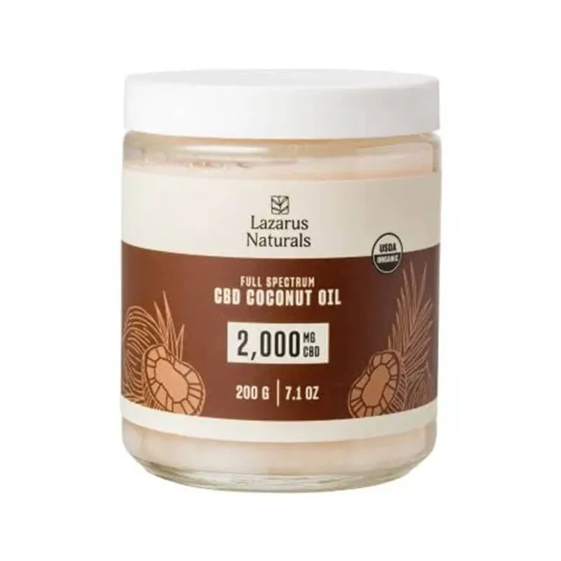 Full Spectrum CBD Coconut Oil - Lazarus Naturals - Image 2